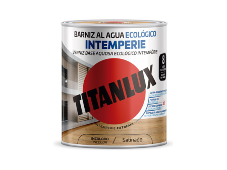 BARNIZ AL AGUA ECO INTEMPERIE SATINADO INCOLORO 750ML