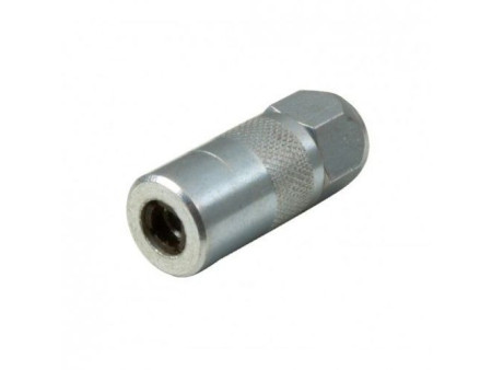 BOQUILLA HIDRAULICA DE ENGRASE CON VALVULA 4 GRAPAS ROSCA 1/8 GAS