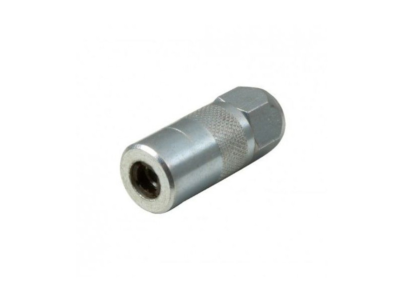 BOQUILLA HIDRAULICA DE ENGRASE CON VALVULA 4 GRAPAS ROSCA 1/8 GAS