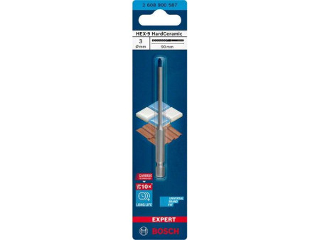 BROCA PORCELANICO HEX-9 6MM X 90