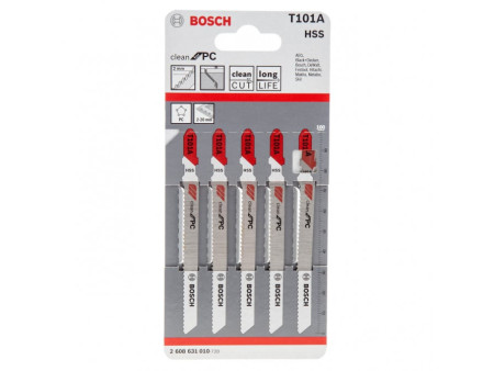 HOJA SIERRA DE CALAR PLASTICO HSS T101A (5 UNID)