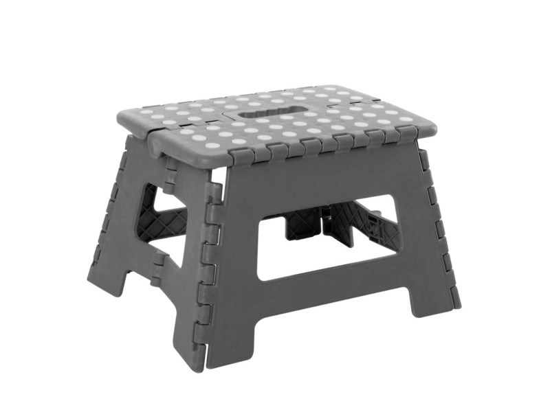 TABURETE DE PLASTICO PLEGABLE MAX 200KG SUPERFICIE ANTIDESLIZANTE