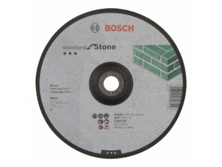 DISCO CORTE CONCAVO STANDARD STONE 230 X 3MM