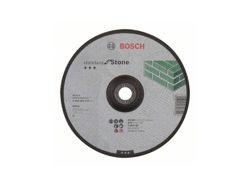 DISCO CORTE CONCAVO STANDARD STONE 230 X 3MM