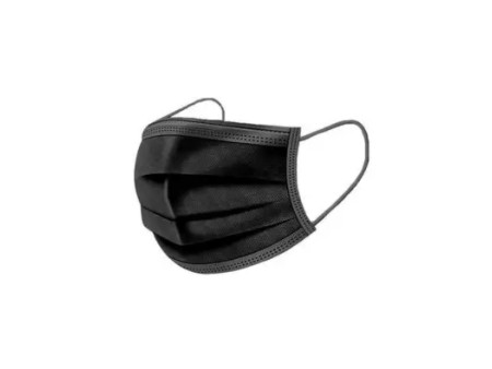 MASCARILLA QUIRURGICA TIPO IIR NEGRA CE  (10 UNIDADES)