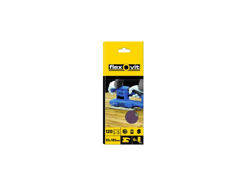 BANDA LIJA 93 X 185 8 AGUJEROS GRANO GRUESO BLISTER 6 UND