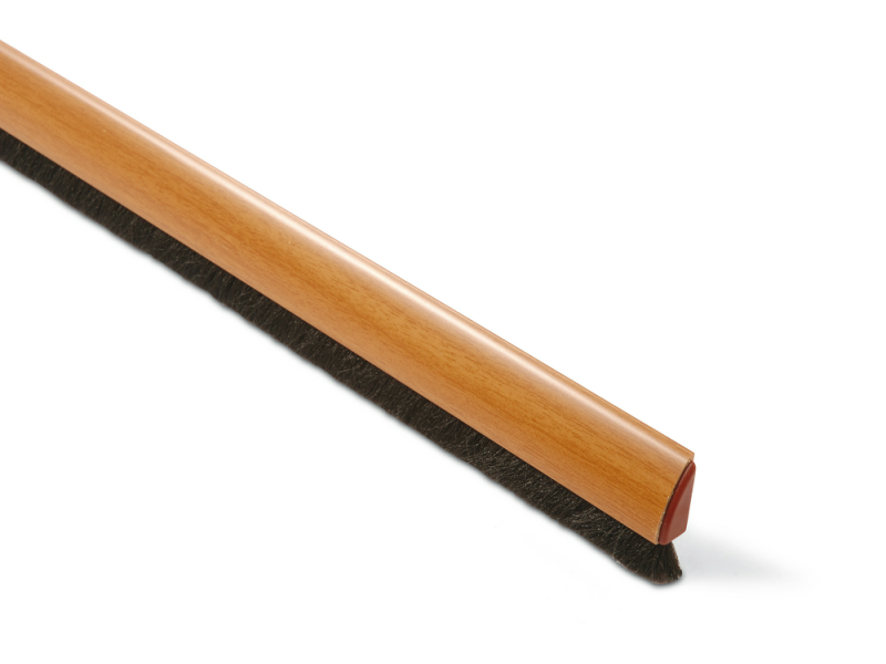 BURLETE PVC CURVADO 1M MADERA CLARA ADHESIVO