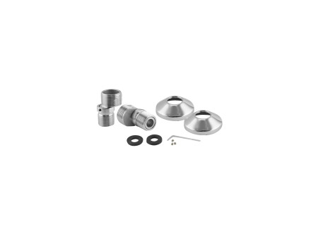 SET 2UDS EXCENTRICAS AJUSTABLES CORTAS 1/2 X 3/4 INOX