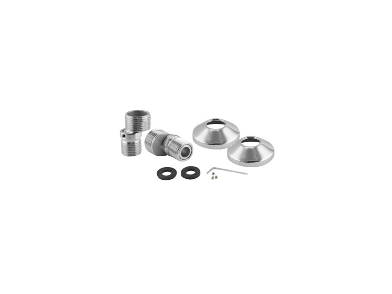 SET 2UDS EXCENTRICAS AJUSTABLES CORTAS 1/2 X 3/4 INOX