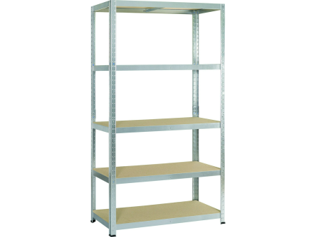 ESTANTERIA 5 BALDAS METALICA 200 X 100 X 40CM IRONSIDE