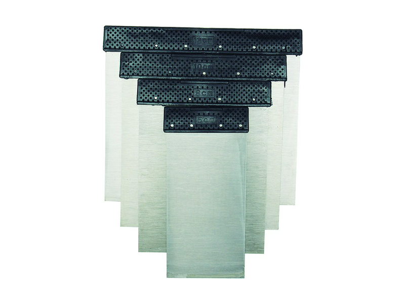 ESPATULA CARROCERO ACERO 50-80-100-120MM(4UN)KOLOR
