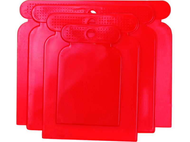 ESPATULA CARROCERO PLASTICO 50-80-100-120MM(4UND) KOLOR