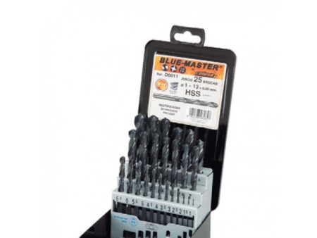 ESTUCHE METAL BROCAS DR-25 HSS STANDARD 1 - 13 X 0.5MM SESA 1935025 