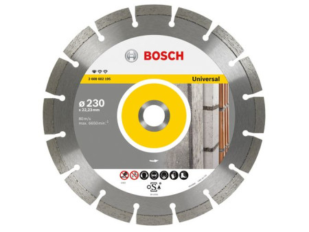 DISCO MATERIAL DE OBRA PROFESIONAL UNIVERSAL 115 X 22,23 X 10MM