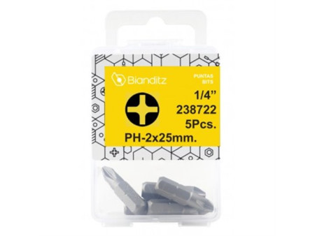 PUNTA ATORNILLAR PH 2X25 1/4