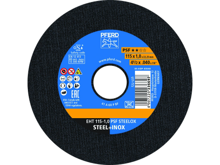 DISCO INOX EHT 115 X 1 X 22 A60PPS PFERD