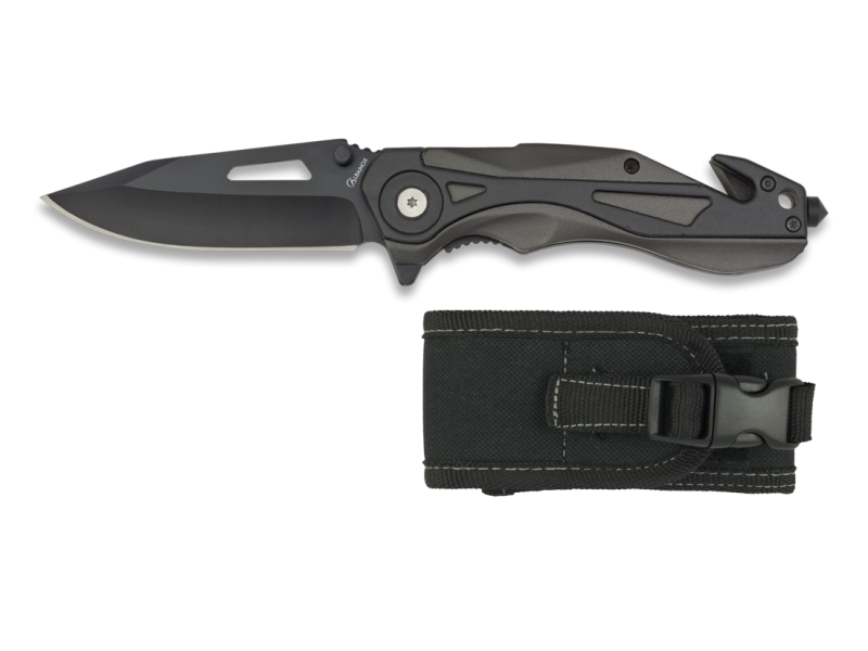 NAVAJA ALBAINOX NEGRA HOJA 8.3 CM