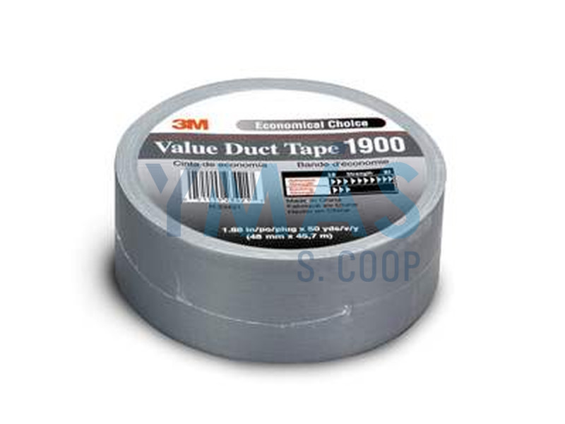 CINTA AMERICANA ADHESIVA DE TELA 50MM X 50M GRIS