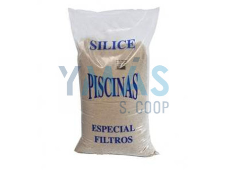 SACO ARENA SILICE 25KG DE 0,4 A 0,8MM PARA FILTROS DE PISCINAS