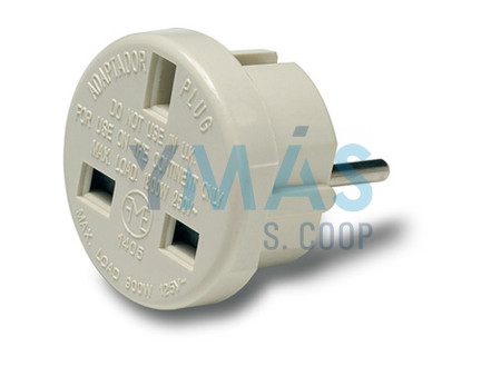 ADAPTADOR EUROPEO-INGLES SIN TT 10-16A 250V
