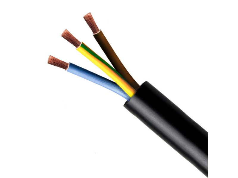 CABLE MANGUERA ELECTRICA 5 X 1.5 NEGRA
