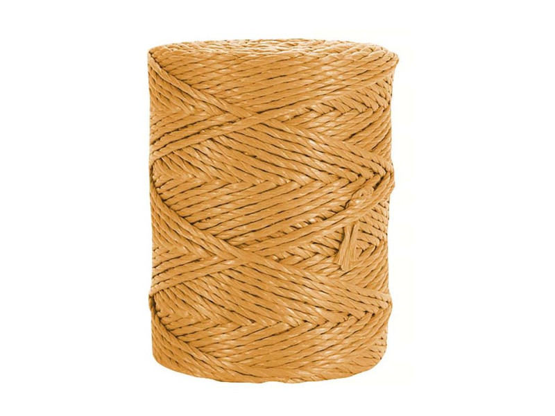 ROLLO-BOBINA RAFIA 3 CABOS 700M/1000GR-800GR APROX. COLOR TRIGO