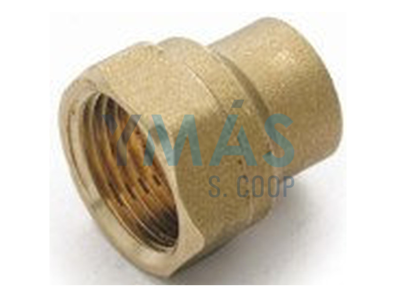 ENLACE - ENTRONQUE HEMBRA LATON SOLDAR 1/2" X 15MM