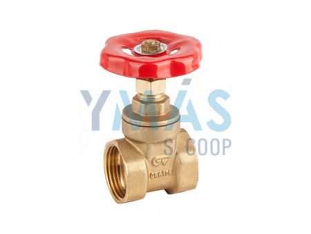 VALVULA DE COMPUERTA LATON H-H 1/2" PN-16