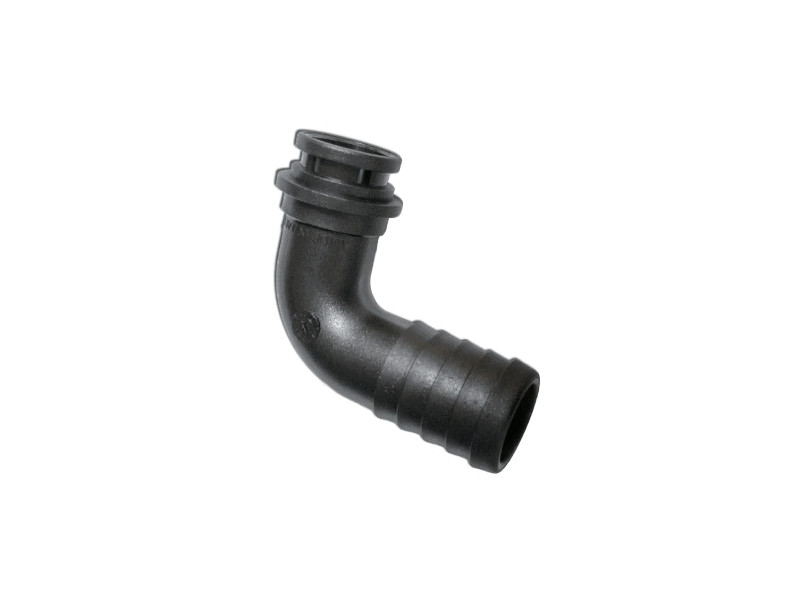 CONO CURVO PLASTICO 1.1/4" MANGUERA 25MM