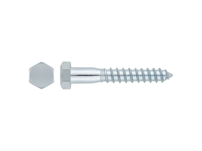 TORNILLO BARRAQUERO DIN-571 7 X 90MM ZINCADO