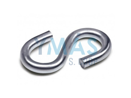 GANCHO "S" 6 X 80MM GALVANIZADO