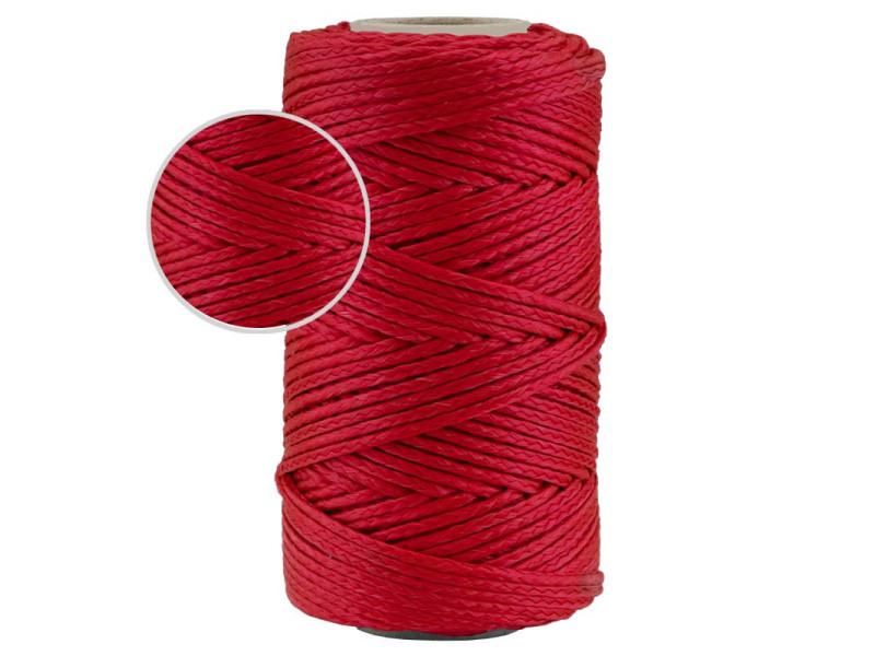 BOBINA ALBAÑIL TRENCILLA COLOR ROJO 100M