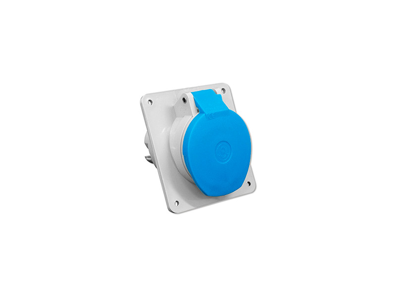 BASE CETAC PARA EMPOTRAR 32A 2 POLOS + TIERRA 380V
