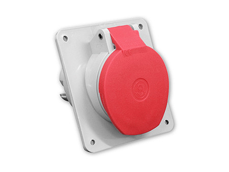 BASE CETAC PARA EMPOTRAR 16A 3 POLOS + TIERRA + NEUTRO 380V