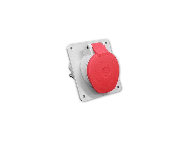 BASE CETAC PARA EMPOTRAR 16A 3 POLOS + TIERRA + NEUTRO 380V