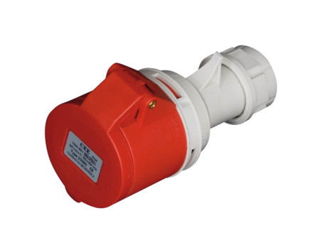 CLAVIJA CETAC AEREA MACHO 32A 3 POLOS + TIERRA + NEUTRO 380V