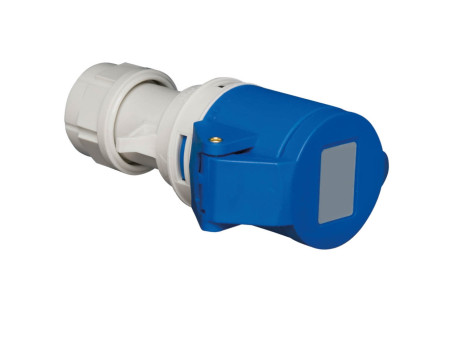 BASE CETAC AEREA HEMBRA 16A 3 POLOS + TIERRA 380V