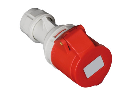 BASE CETAC AEREA HEMBRA 32A 3 POLOS + TIERRA 380V
