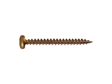 TORNILLO CABEZA ALOMADA 4 X 30MM BICROMATADO 