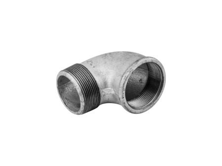 CODO ROSCADO 90º 3/4" MACHO - HEMBRA ACERO GALVANIZADO