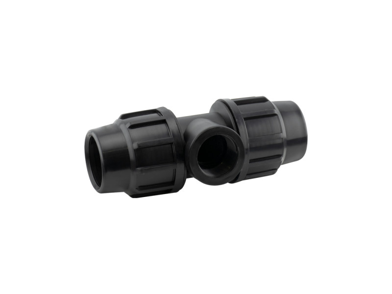 TE FITTING 90 DERIVACION HEMBRA 75MM 2.1/2" POLIETILENO