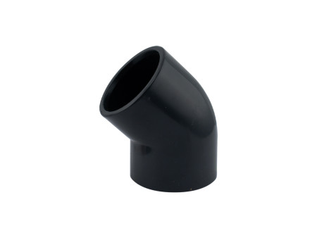 CODO ENCOLAR 45º H-H 63MM PVC PRESION 