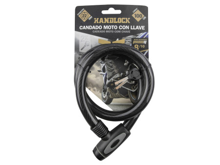 CANDADO HANDLOCK MOTO 2,2 X 100 CM