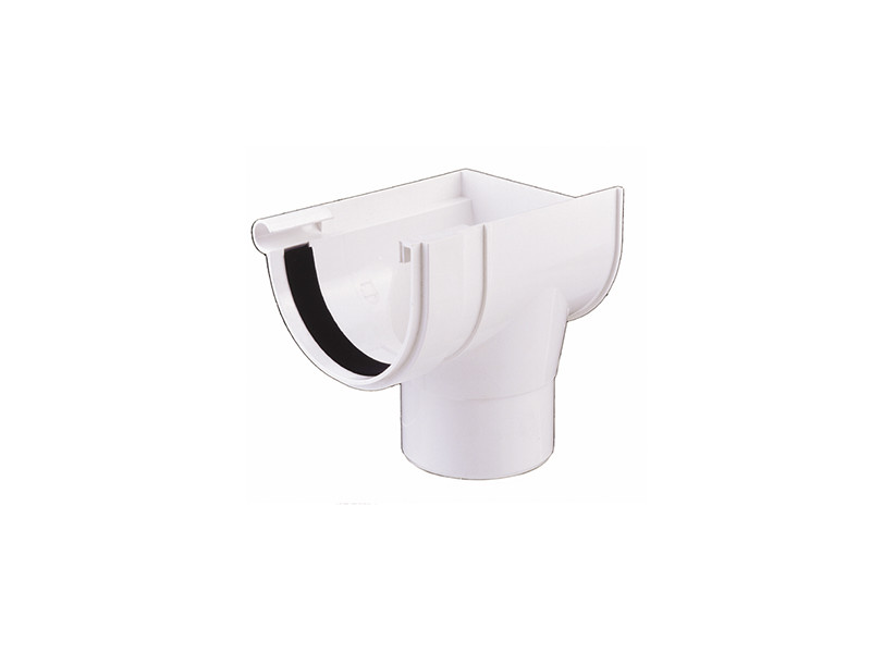 BAJADA CANALON IZQUIERDA D25 BLANCO FERROPLAST 226003