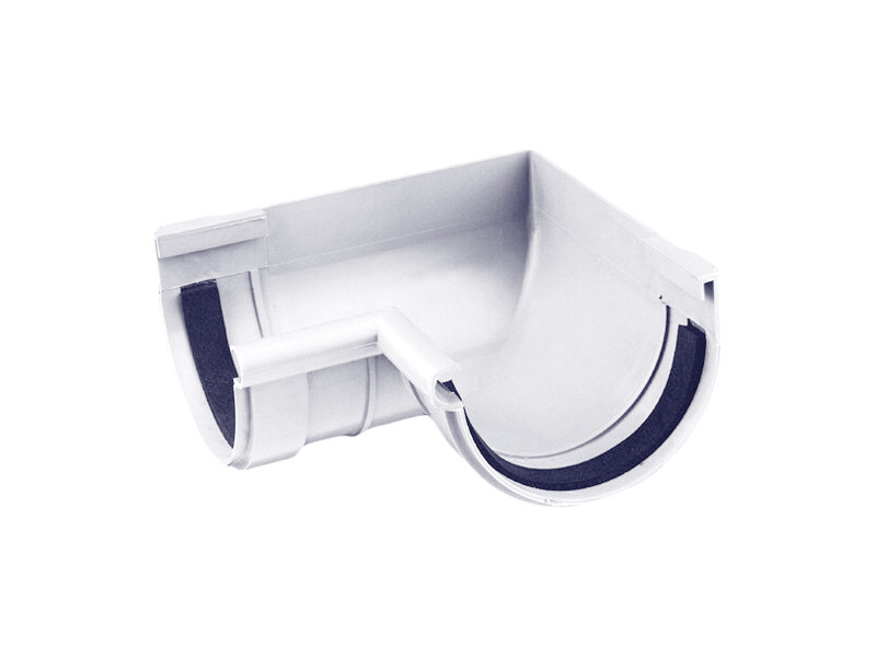 ANGULO INTERIOR CANALON D25 BLANCO FERROPLAST 226005