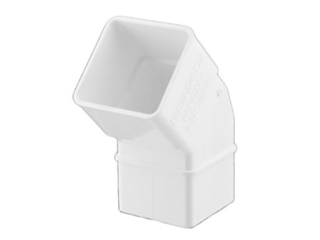 CODO CANALON EUME CUADRADO 45º BLANCO FERROPLAST 223017