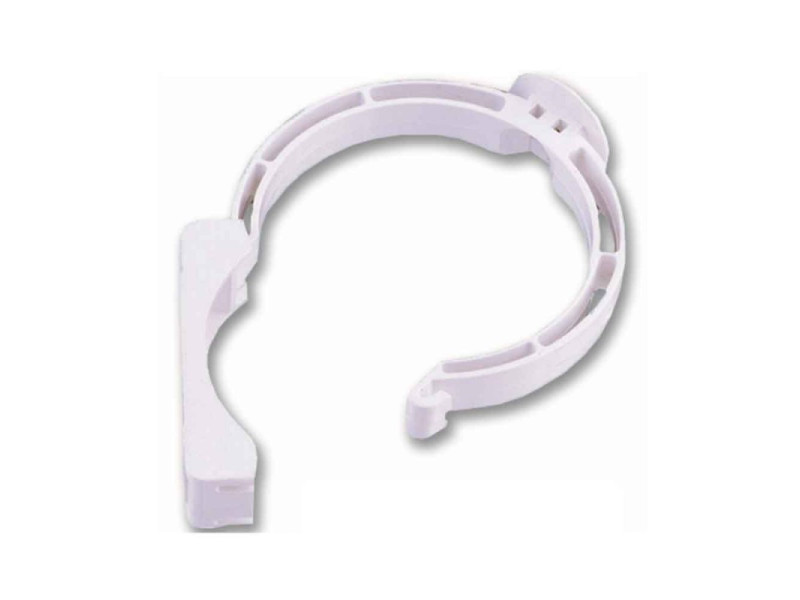 ABRAZADERA CIRCULAR PVC CANALON 90MM BLANCO FERROPLAST 326005 