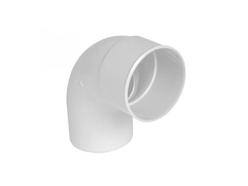 CODO CIRCULAR M-H 87º CANALON 90MM BLANCO FERROPLAST 223019