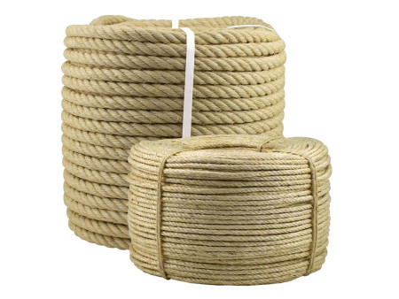CUERDA DE FIBRA NATURAL SISAL 4 CABOS 6MM 