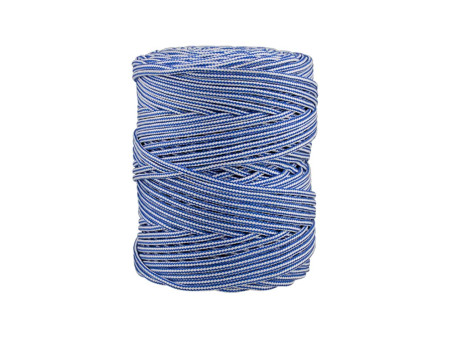 CUERDA POLIPROPILENO TRENZADA AZUL-BLANCO 5MM 